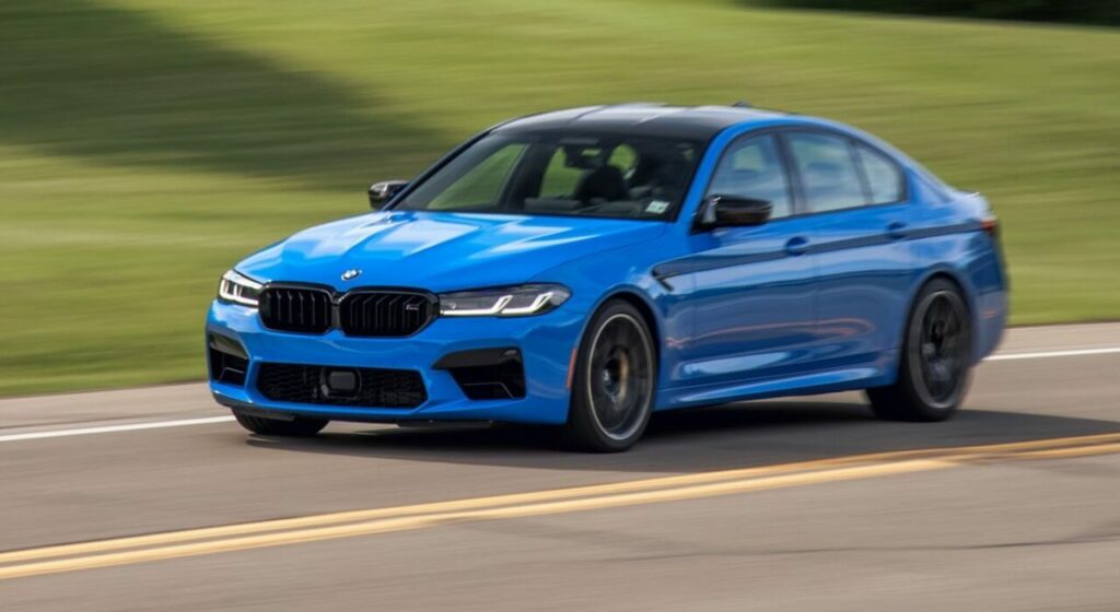 BMW M5 Competition fastest sedans car in the world

