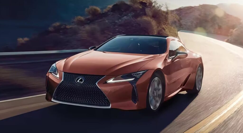 2024 Lexus LC Sports cars with good gas mileage
