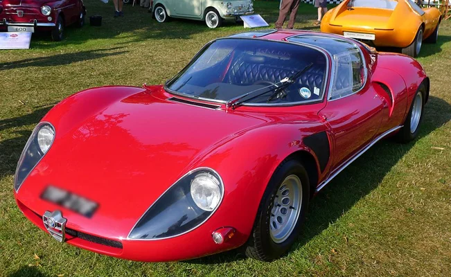 Alfa Romeo 33 Stradale cars with butterfly doors