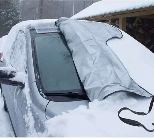 weathertech windshield snow cover