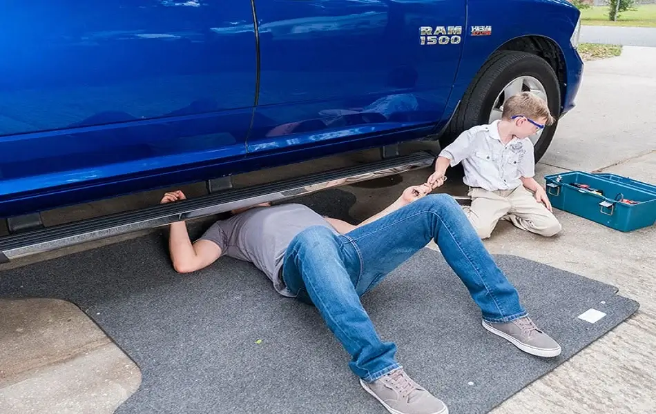 Truck Modification by Installing running boards