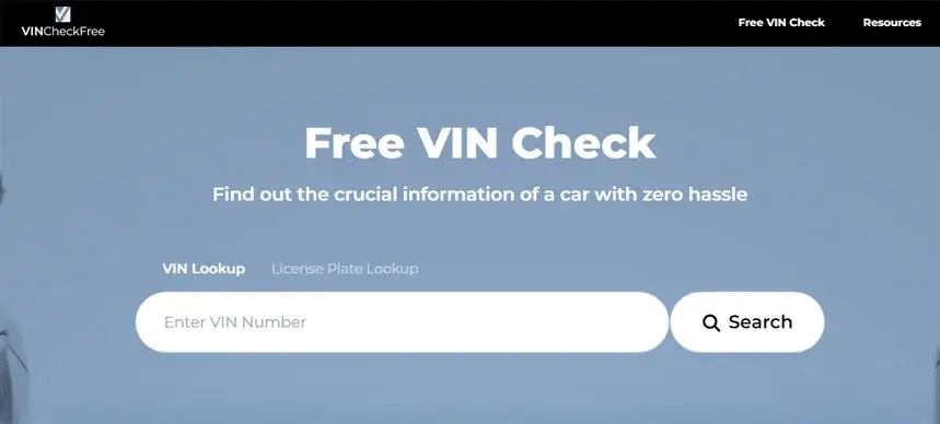 Decode VIN Online For Free with VinCheckFree