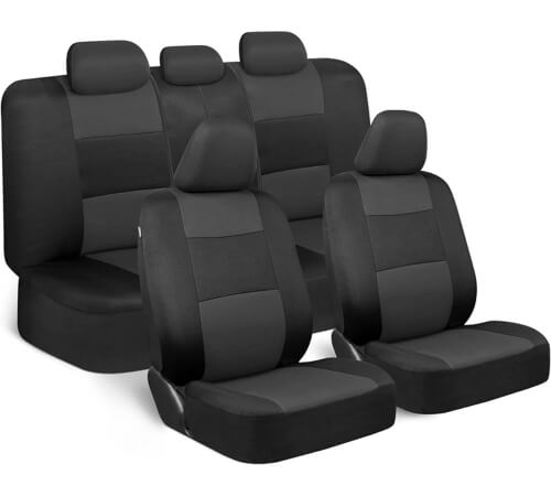 black car seat covers