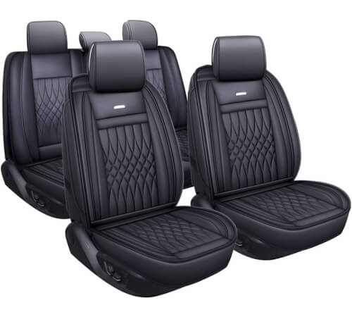 all black seat covers
