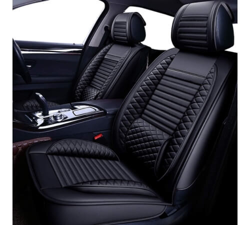 black and white seat covers
