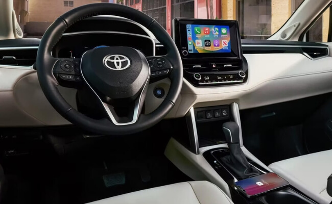 2023 Toyota corolla cross hybrid interior
