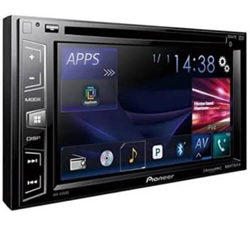 Car stereo with DVD player
