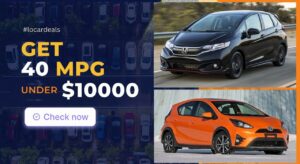 cars that get 40 mpg under $10000