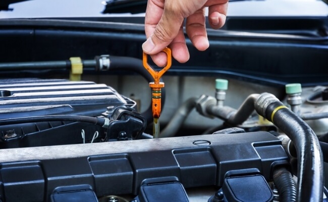 Check The Engine Oil Level