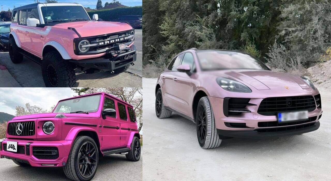 Pink cars for sale